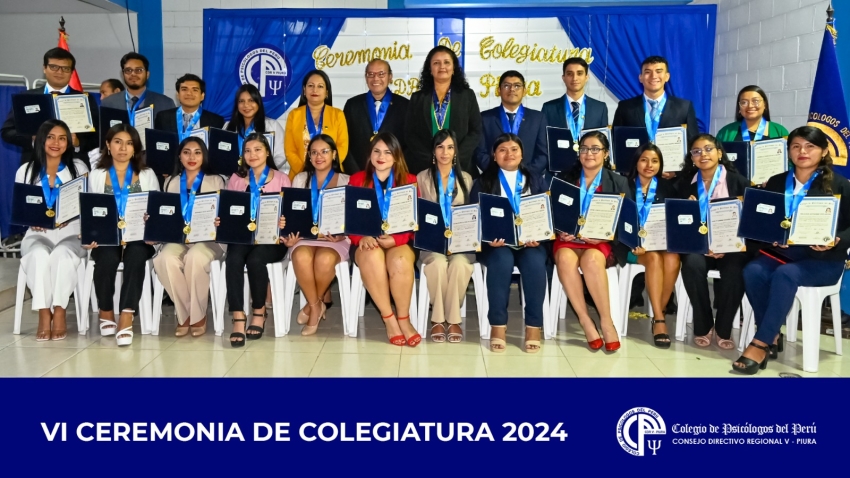 VI Ceremonia de Colegiatura 2024