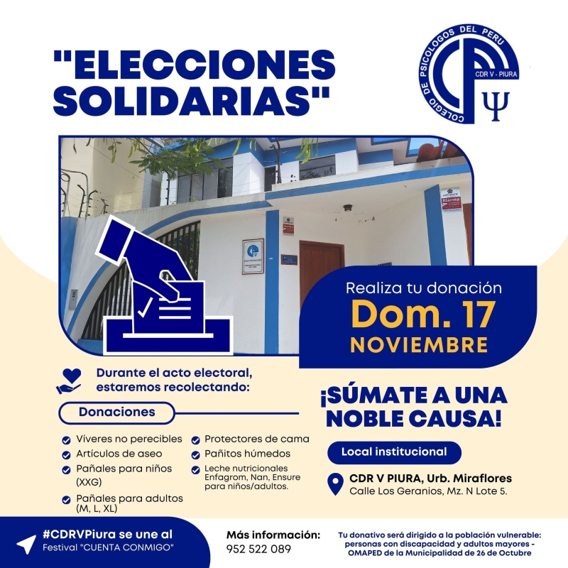 Elecciones solidarias