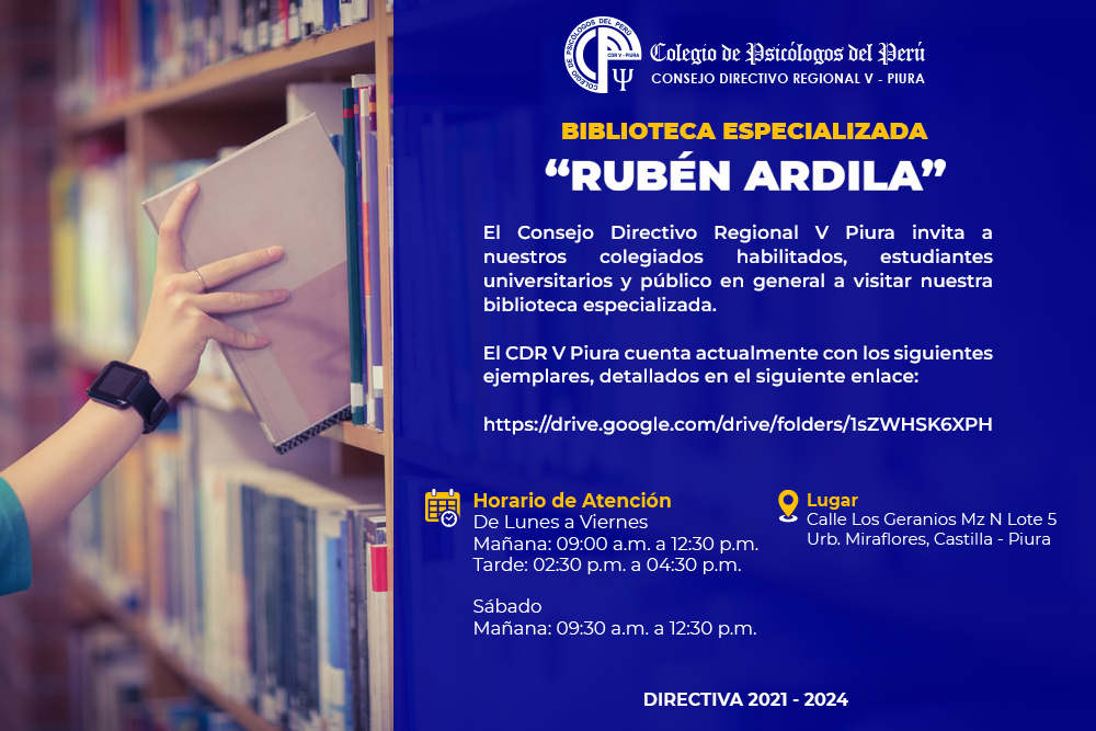 09NOV BIBLIOTECA ESPECIALIZADA RUBEN ARDILA