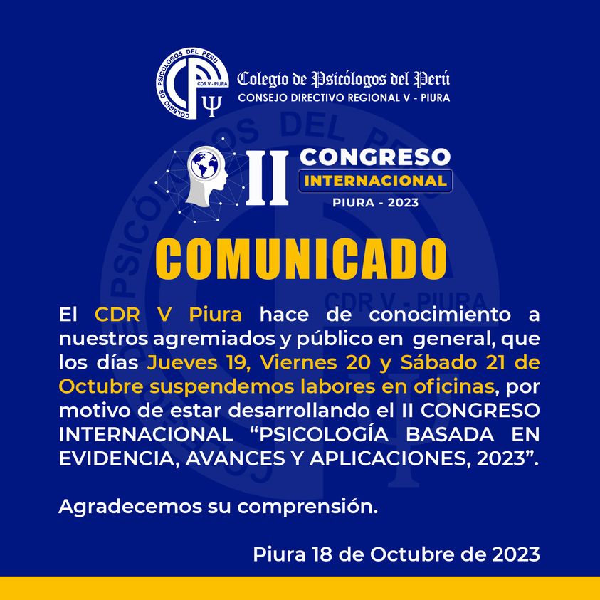 18OCT COMUNICADO X CONGRESO