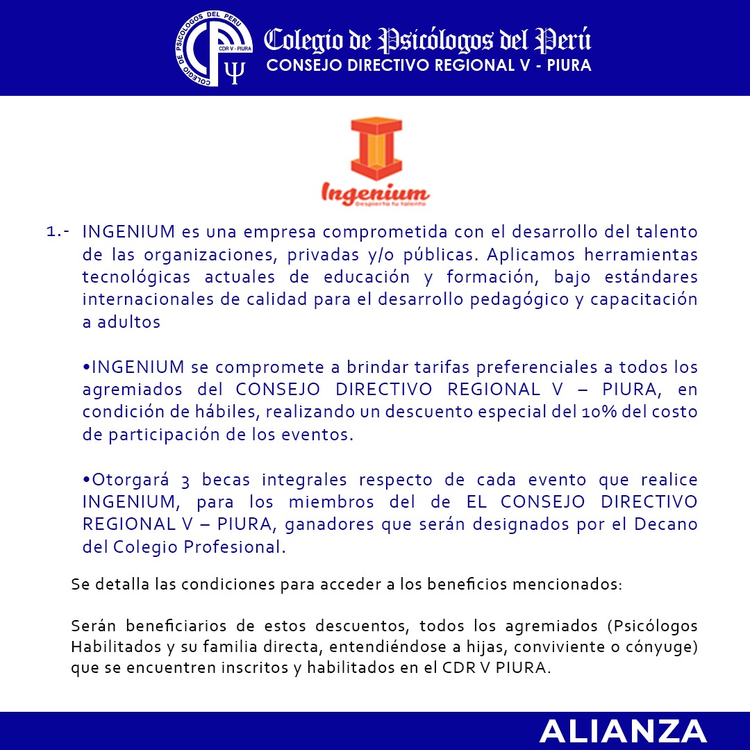 ALIANZA-INGENIUM-Y-CDRV-PIURA