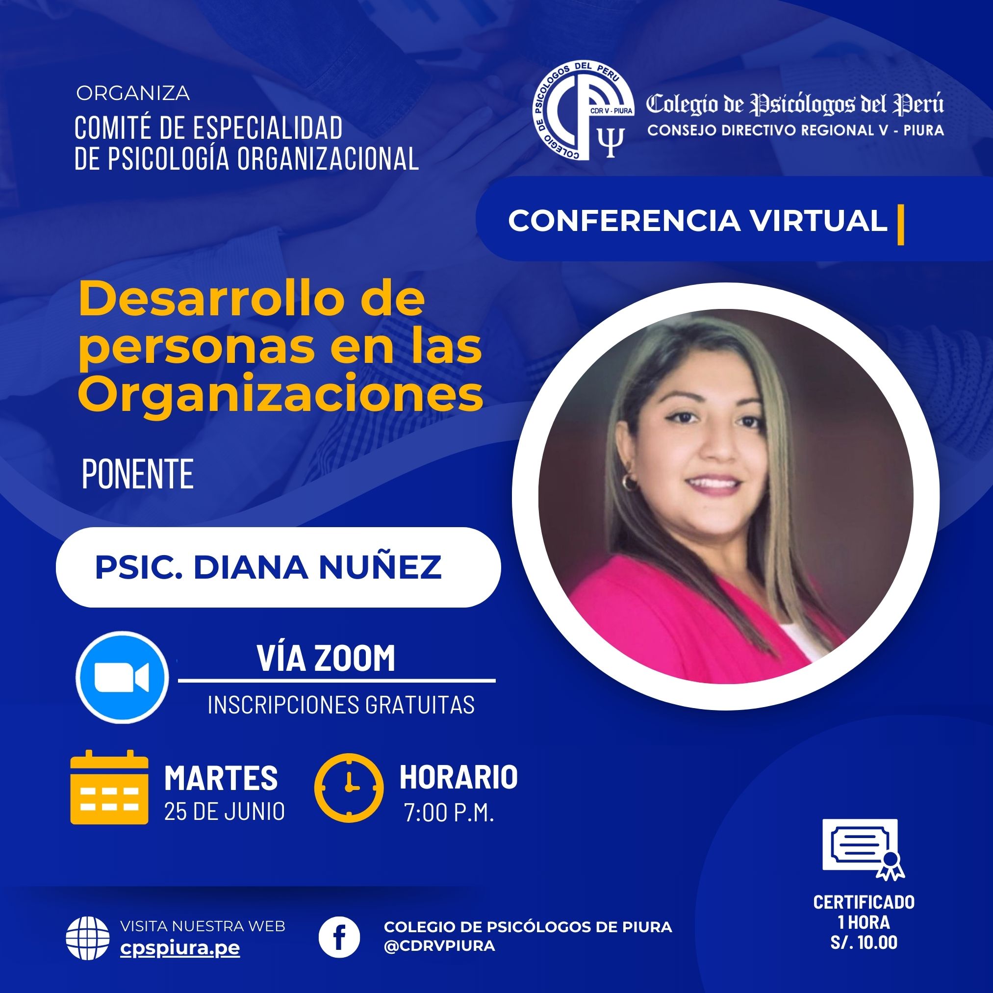 CONFERENCIA VIRTUAL DESARROLLO DE PERSONAS