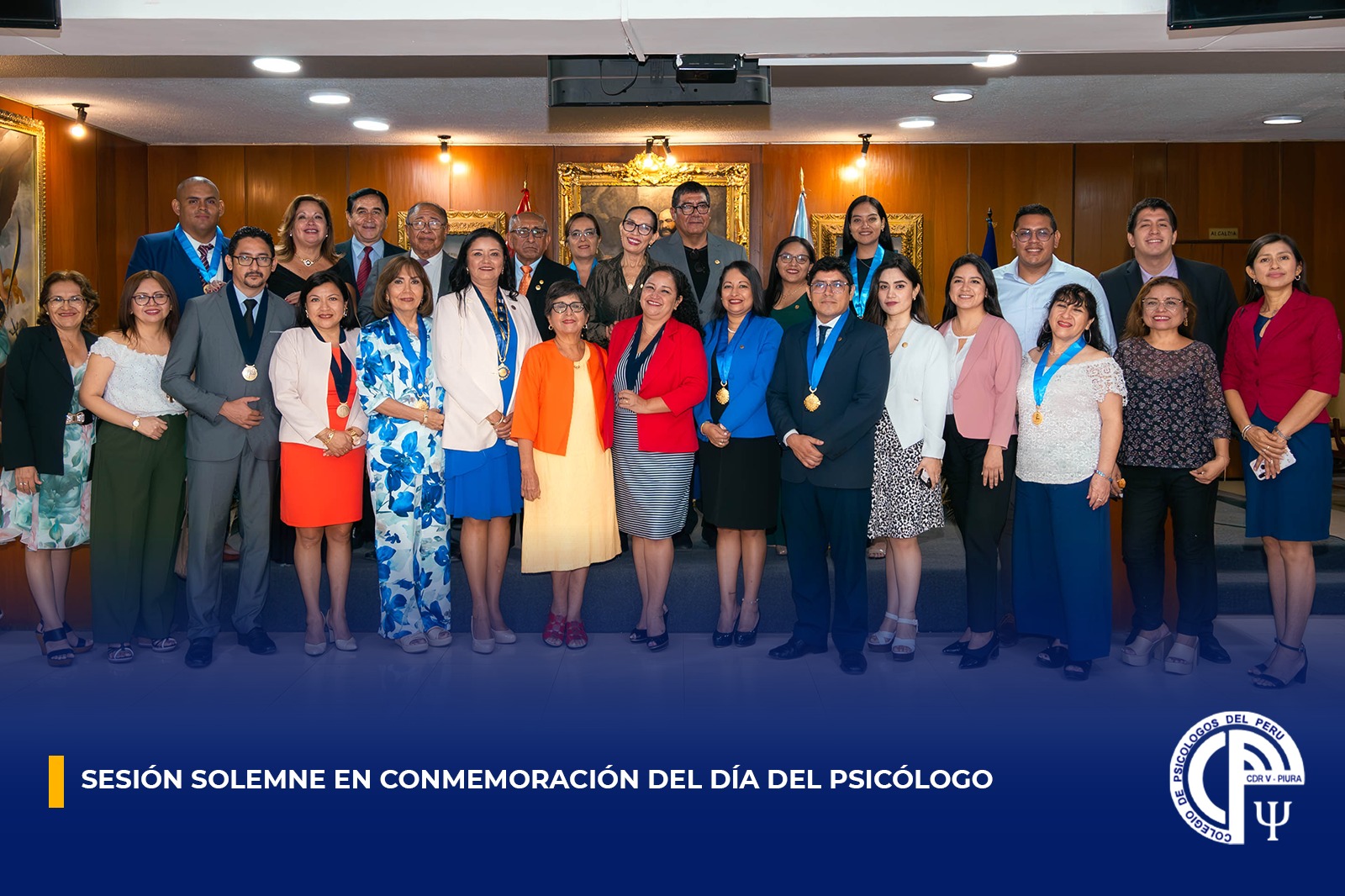 Sesión Solemne 44 Aniversario Colegio de Psicólogos 