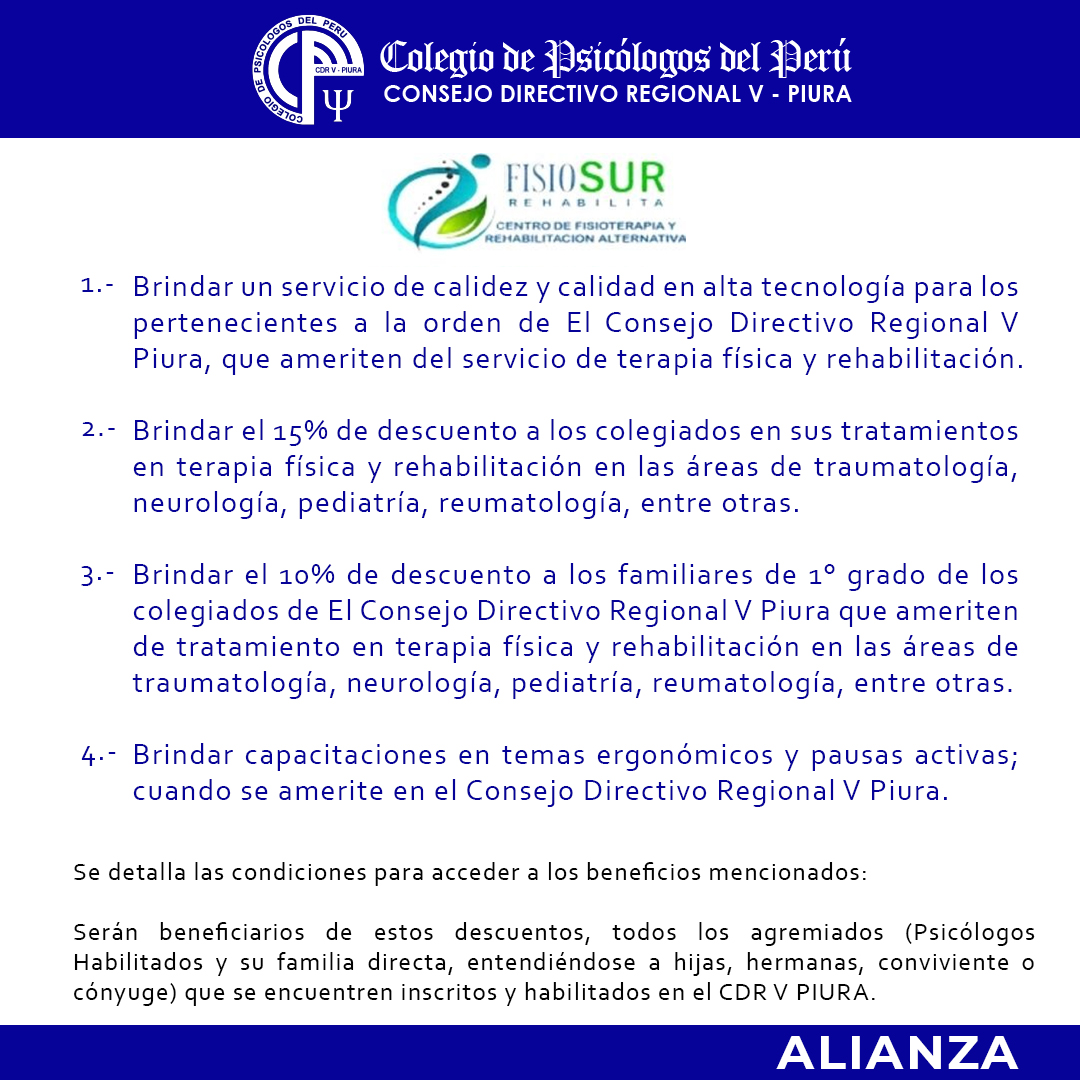 G ALIANZA FISIOSUR